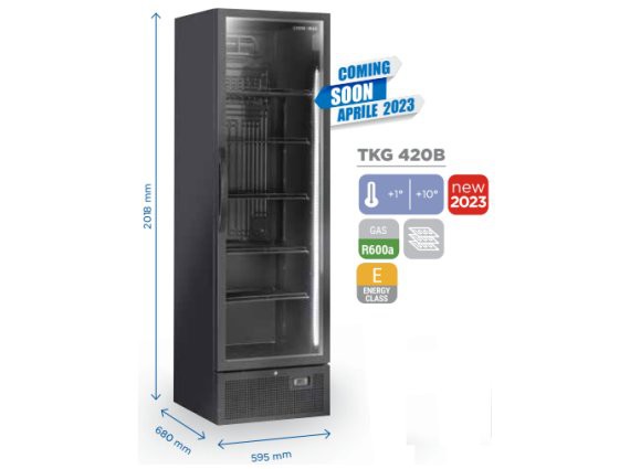 Vetrina per bibite TKG 420B litri 441, +1/+10°.